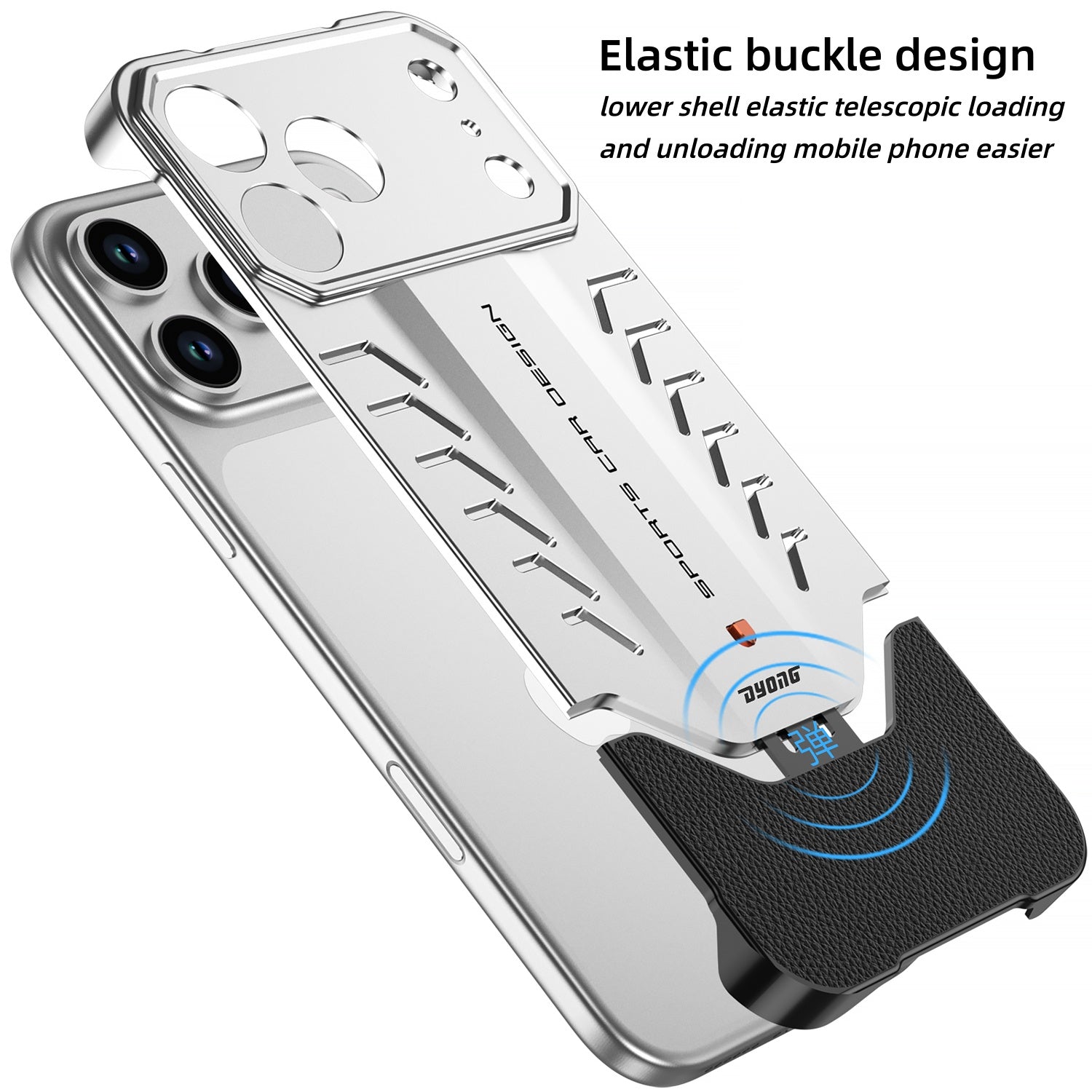 Futuristic Cyber Armor Shield Case for iPhone 17 Pro Max