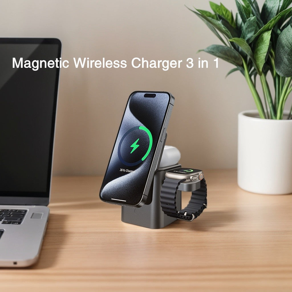 Hot Selling 3 in 1 Wireless Hidden Charger