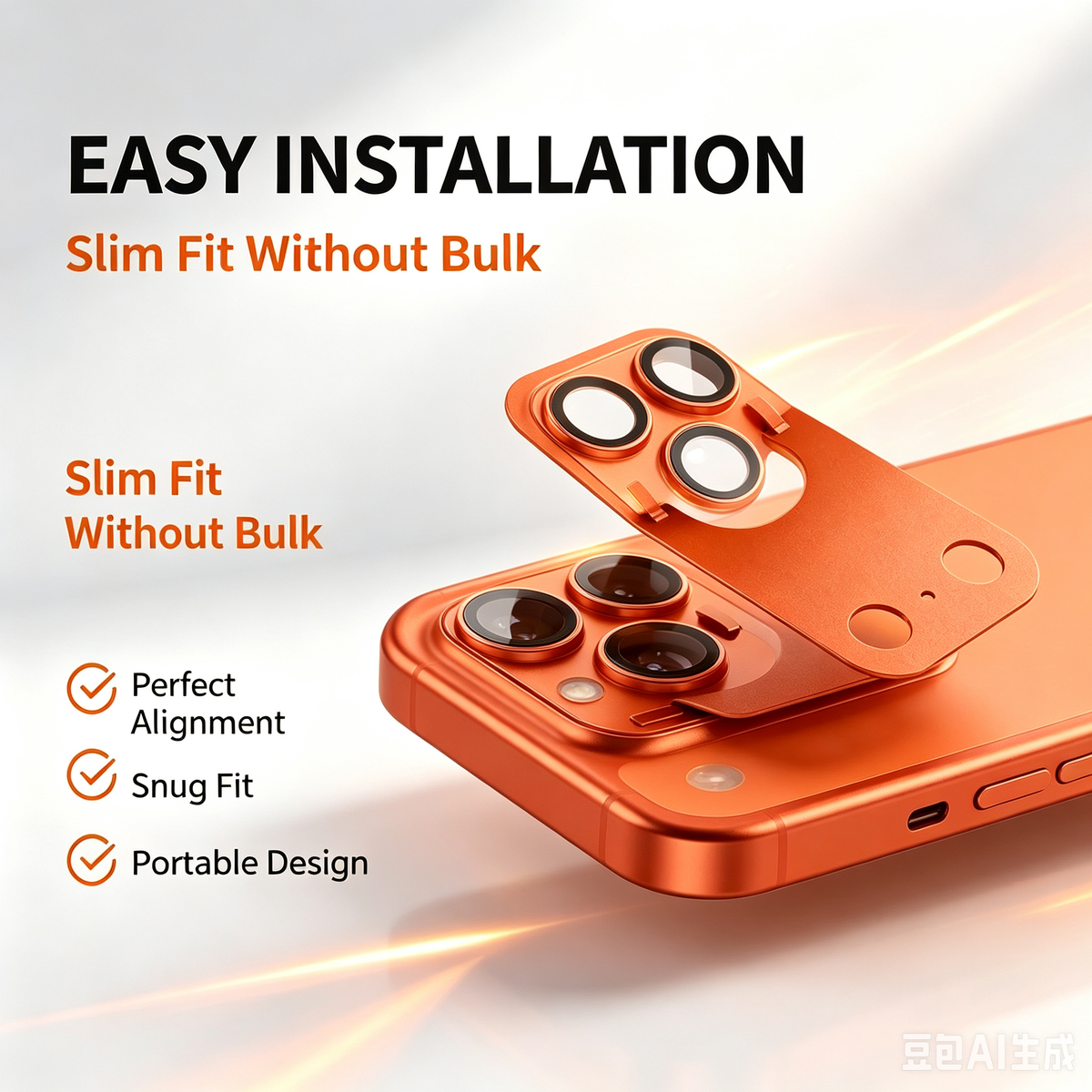Metal and Tempered Glass Rear Camera Lens Protector For iPhone 18 Pro Max