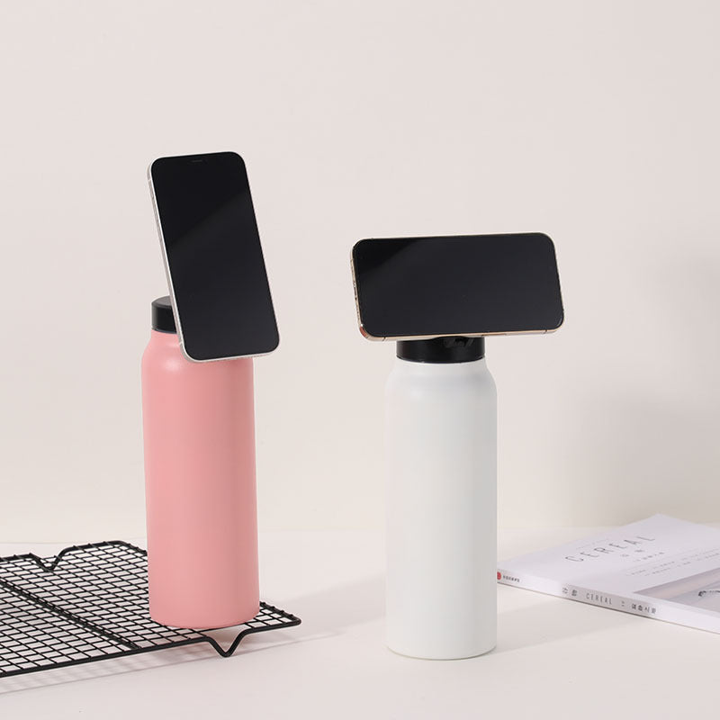 Goji Insulated Water Bottle with Magnetic Phone Holder