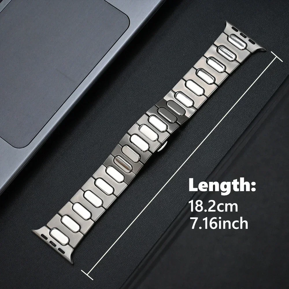 Luxury Magnetic Stainless Steel Metal Band for Men