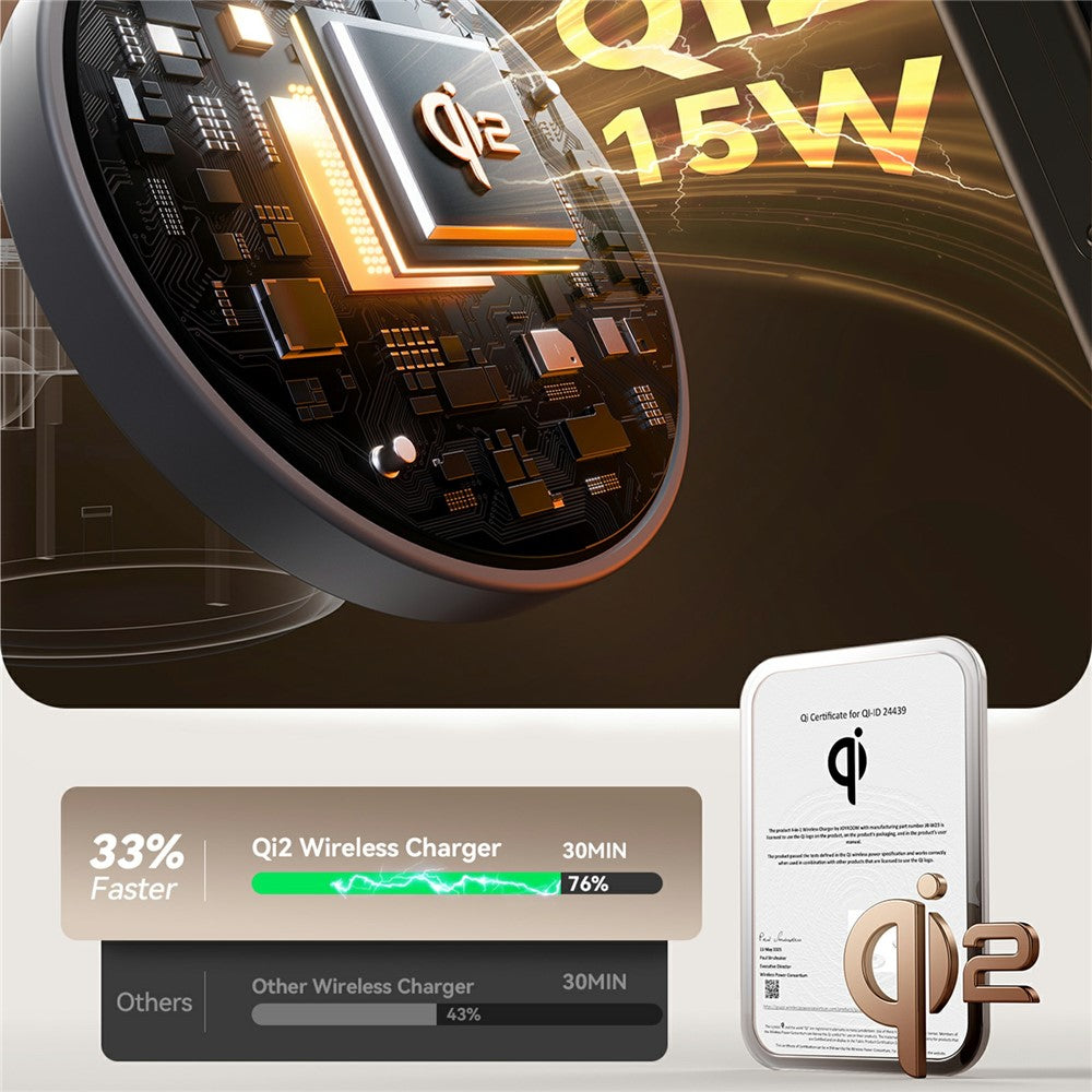 JOYROOM JR-W23 Qi2 4-in-1 Wireless Charger