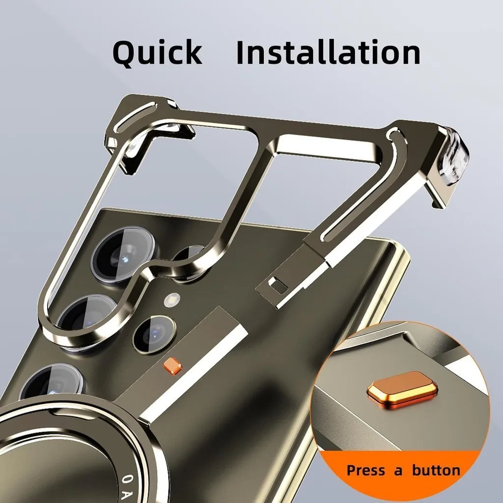 Eary Z Shape Frameless Phone Case For Samsung