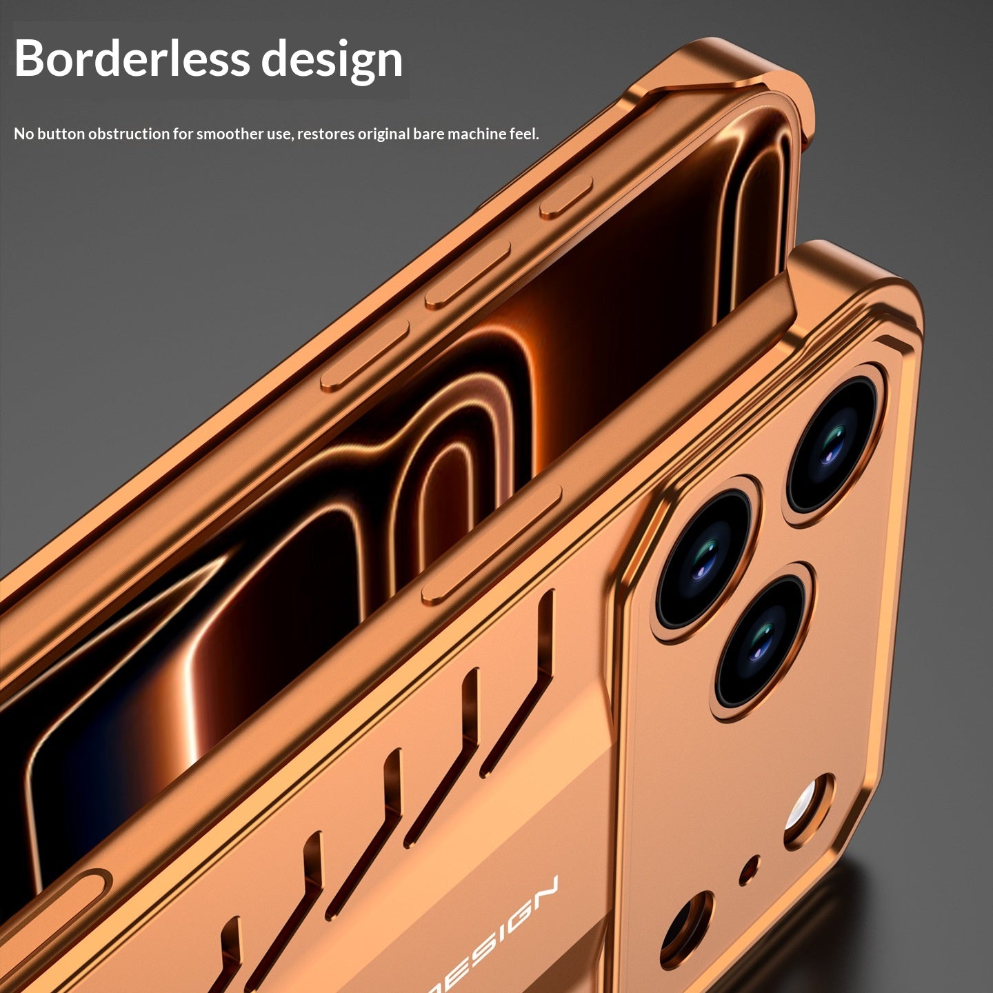 Futuristic Cyber Armor Shield Case for iPhone 17 Pro Max