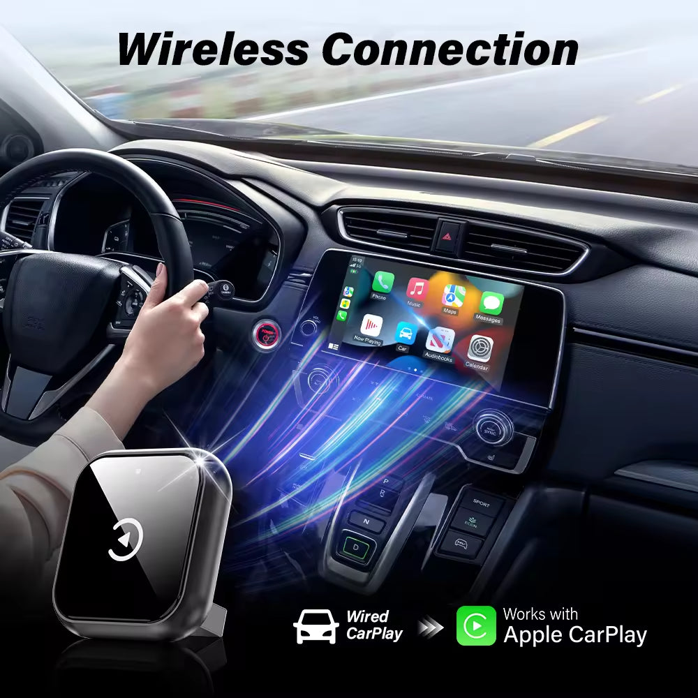3 in 1 Carplay Box Wireless CarPlay & Android Auto Adapter Plug