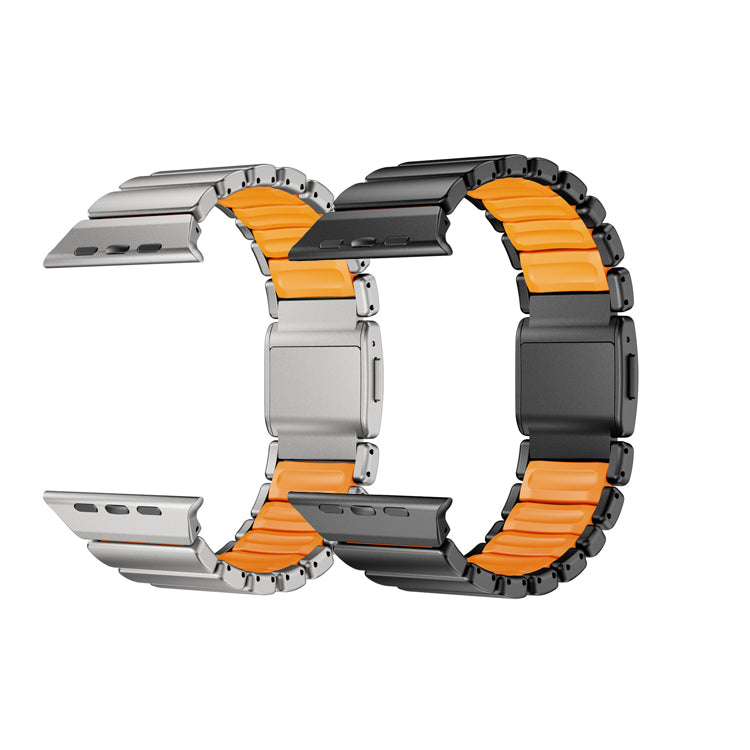 Luxury Ultimate Pure Titanium Metal Magnetic Buckle Band Strap for Apple Watch