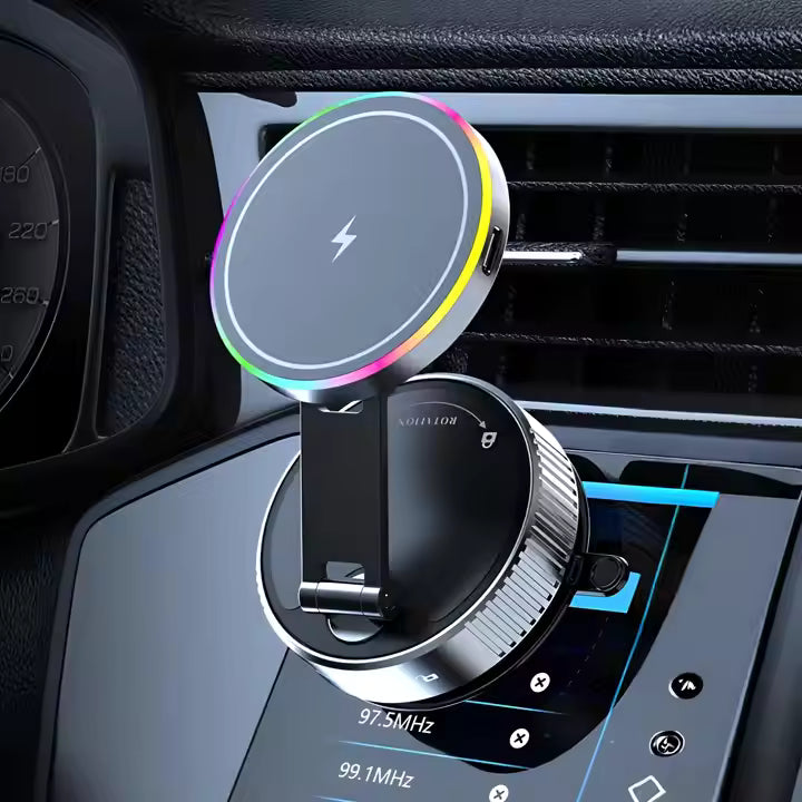 K3 15w Fast Wireless Charger Foldable Mobile Phone Holder