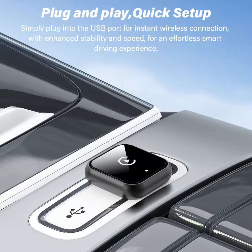 3 in 1 Carplay Box Wireless CarPlay & Android Auto Adapter Plug