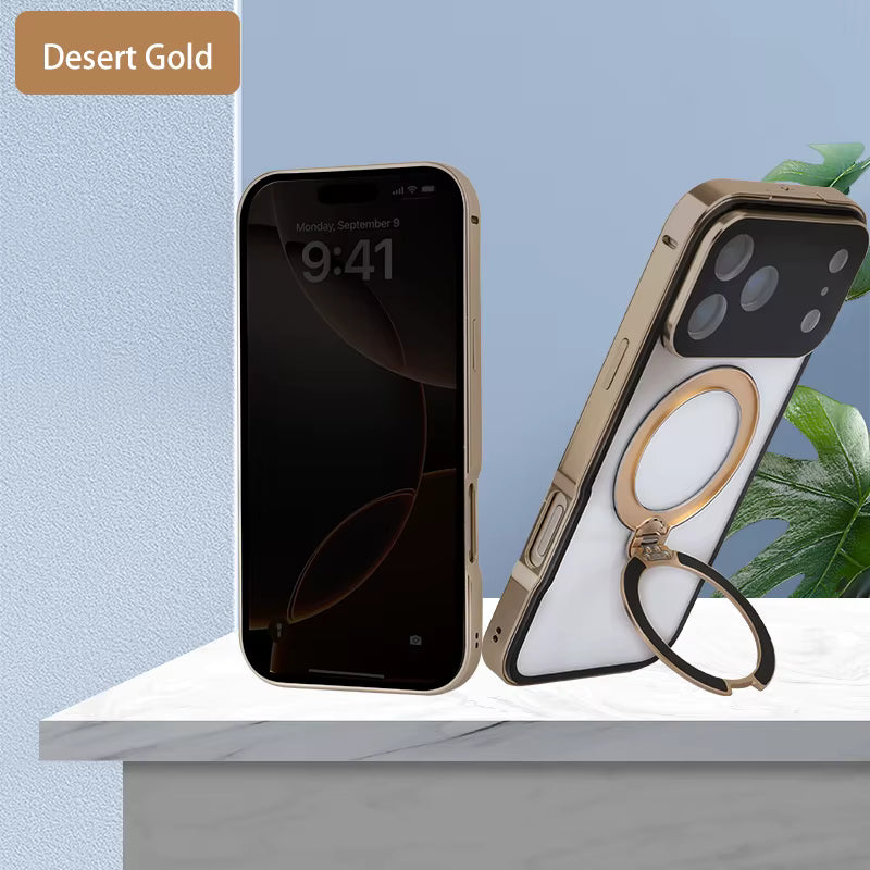 360 magnetic transparent case for iPhone
