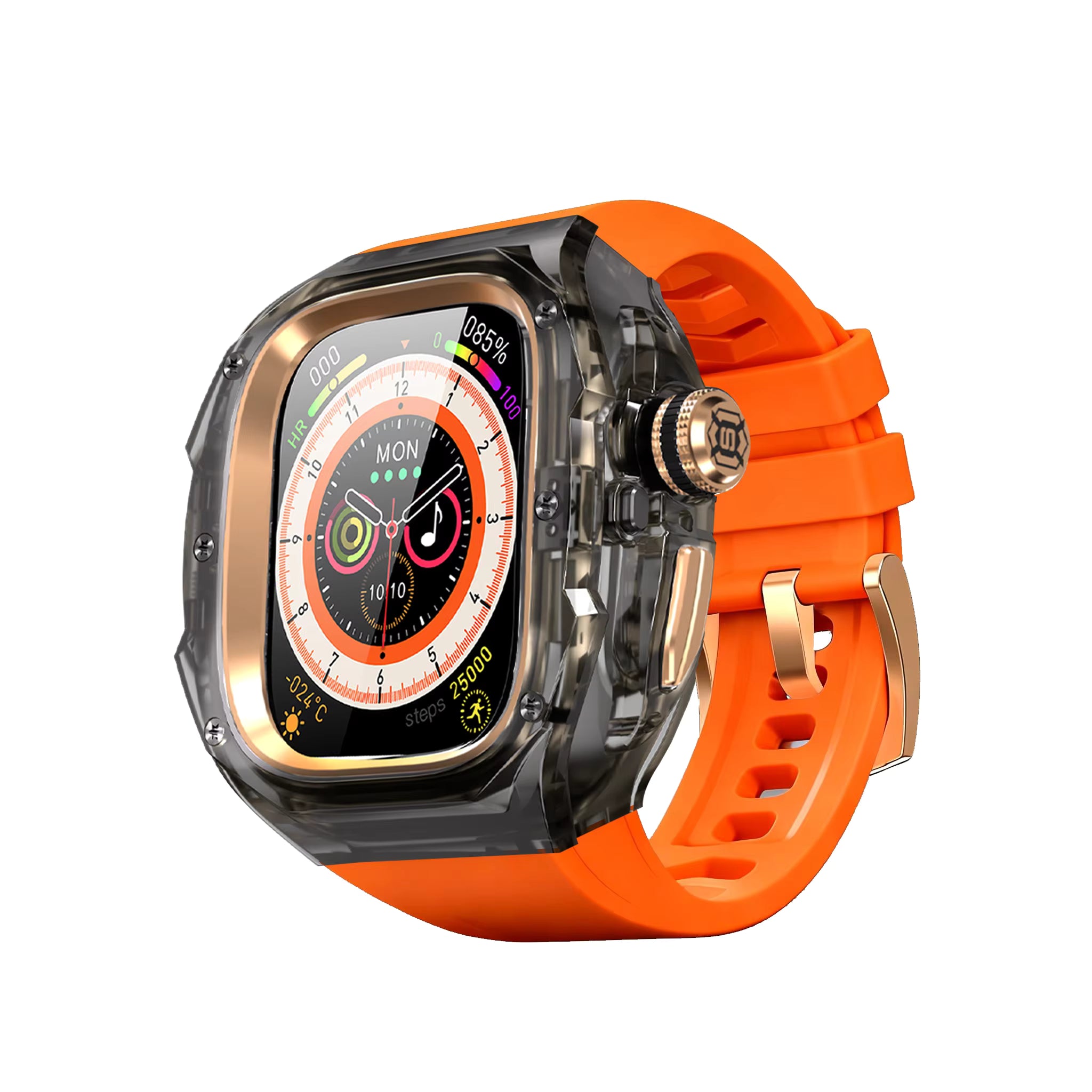 Rugged Case with Band for Apple Watch Ultra 49mm Protective Cover Bumper