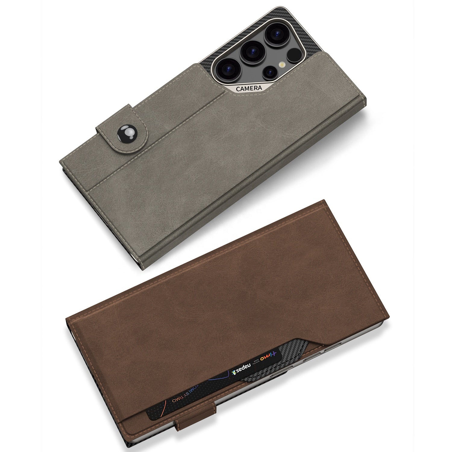 New Flip Card Holder Wallet Leather Case for Samsung