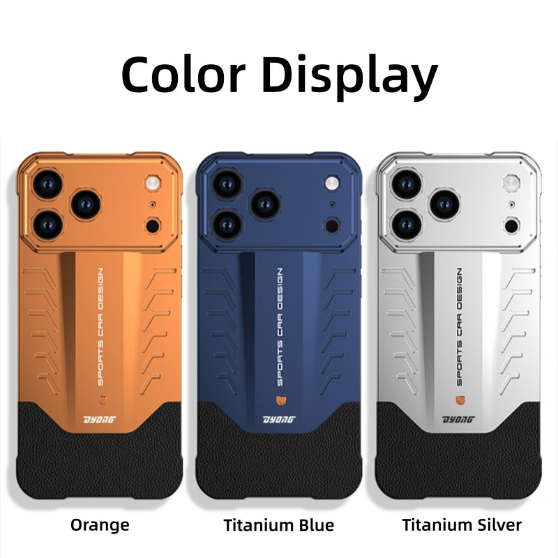 Futuristic Cyber Armor Shield Case for iPhone 17 Pro Max