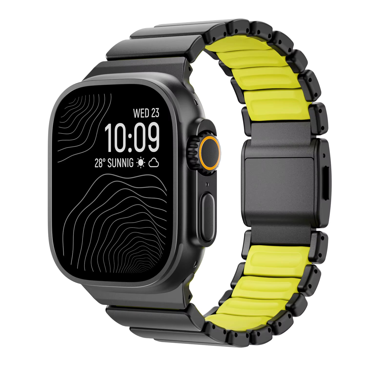 Luxury Ultimate Pure Titanium Metal Magnetic Buckle Band Strap for Apple Watch