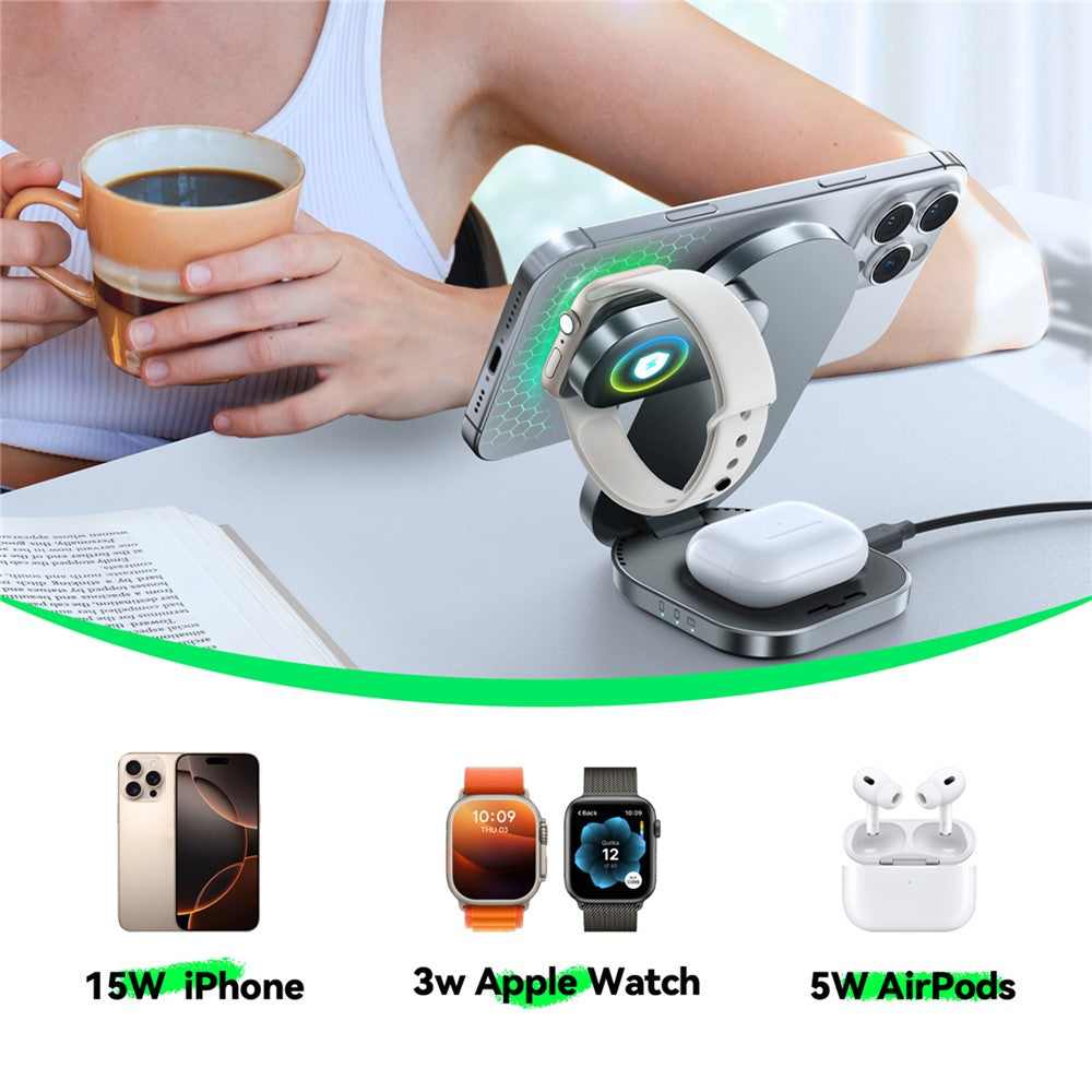 JOYROOM JR-W17 3-in-1 Wireless Charger
