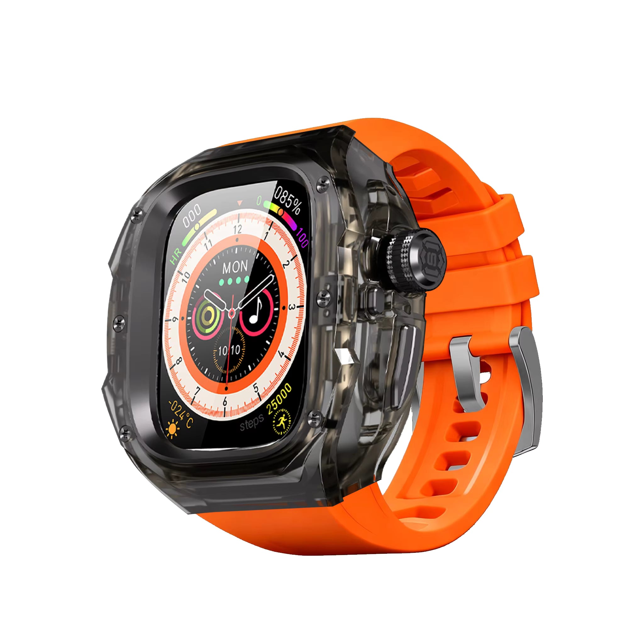 Rugged Case with Band for Apple Watch Ultra 49mm Protective Cover Bumper
