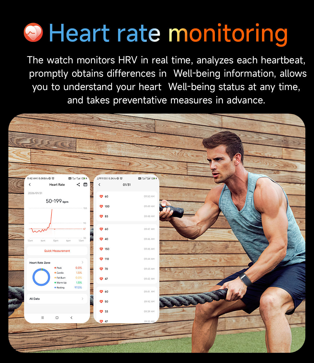Smart Band Bracelet NFC IPX8 Waterproof
