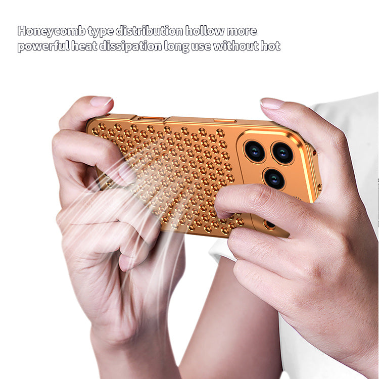 Metal Heat Dissipation Aluminum Fragrance Cooling Cover Shockproof for iPhone 17 Pro Max