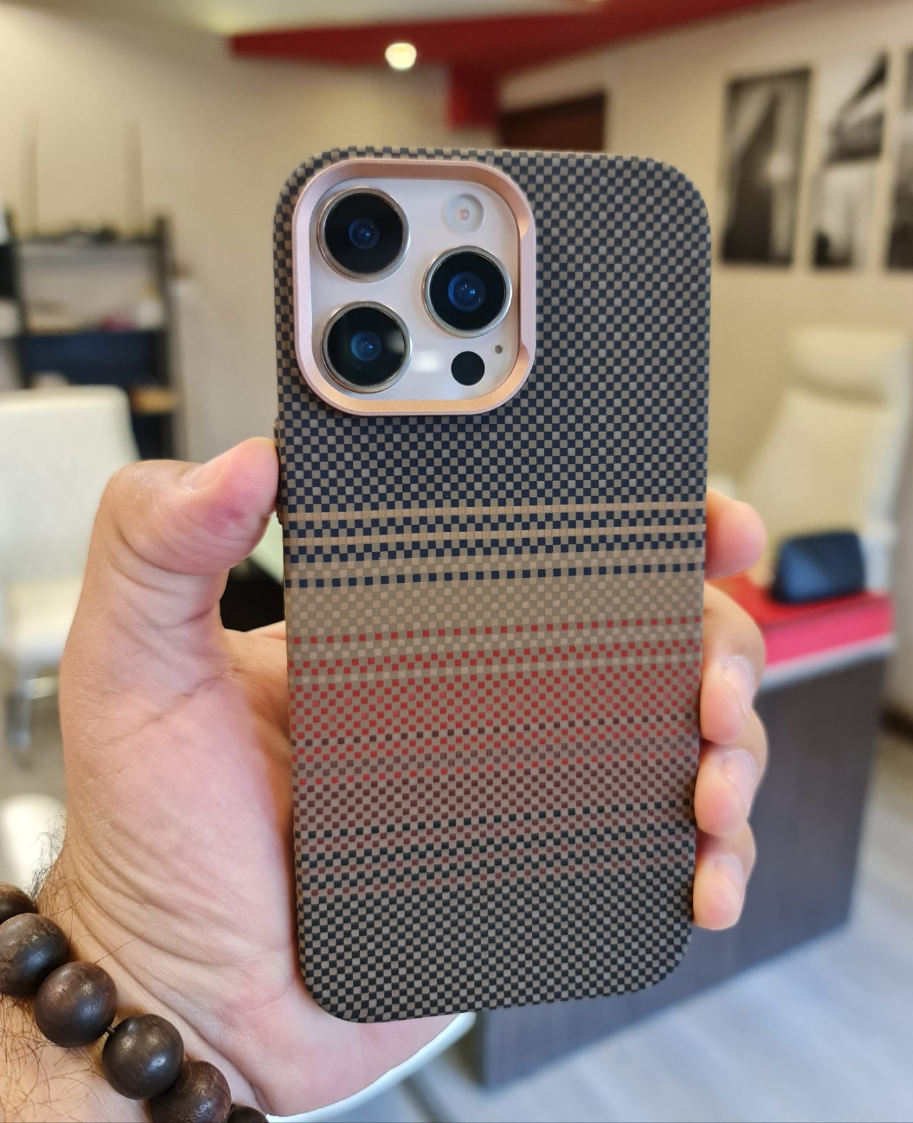 Carbon Fiber Texture Magsafe Phone Case For iPhone