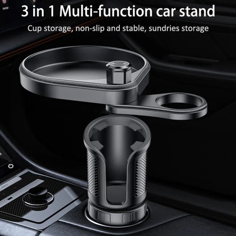 Yesido C180 – 3-in-1 Multifunctional Car Mount with Tray and Cup Holder