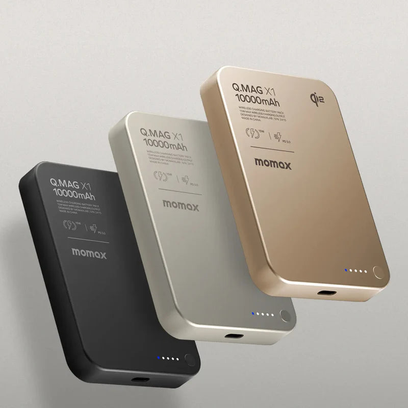 Momax Q.Mag X/X1/X2 Magnetic Wireless Power Bank