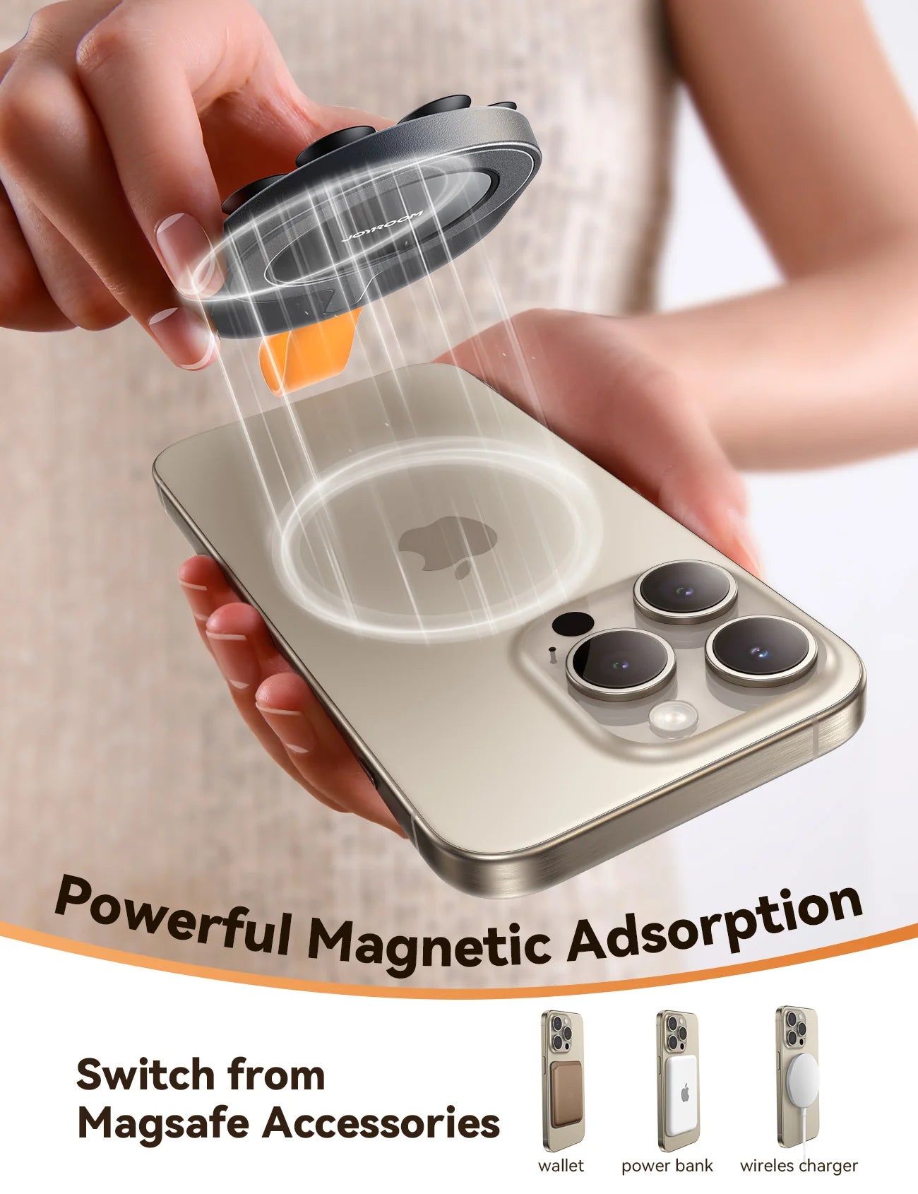 JOYROOM JR-ZS393-S Magnetic Suction Phone Mount B2B