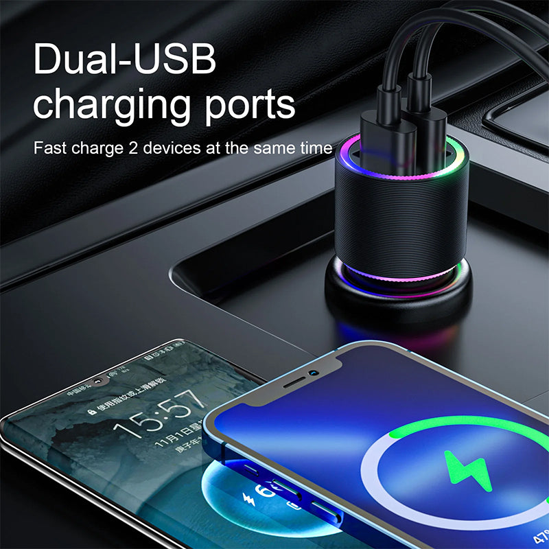 JoyRoom JR-CL10 4.8A Dual-port (USB2) Car Charger