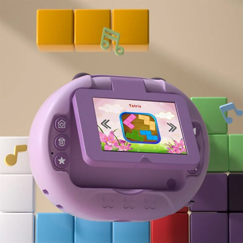 K62 2.4" Flip-Up HD Screen Kids Camera with Tripod Stand