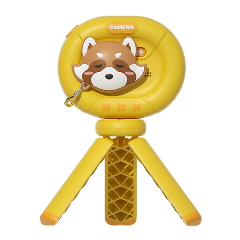 K62 2.4" Flip-Up HD Screen Kids Camera with Tripod Stand