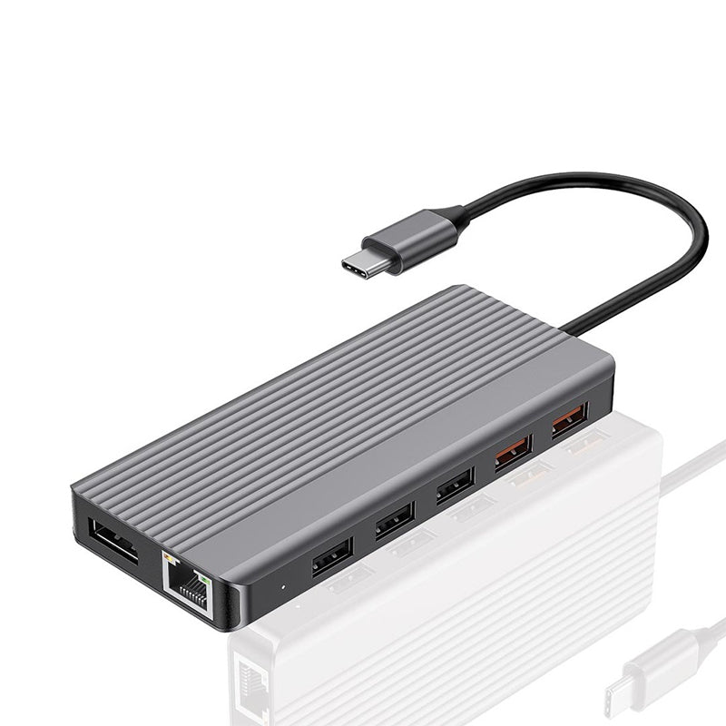 Powerology 12in1 USB-C Hub HDMI Type-C 100W PD