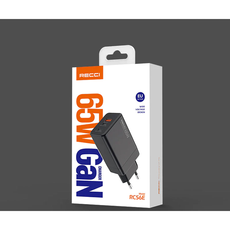 Recci RC56E EU 65W GaN Charger