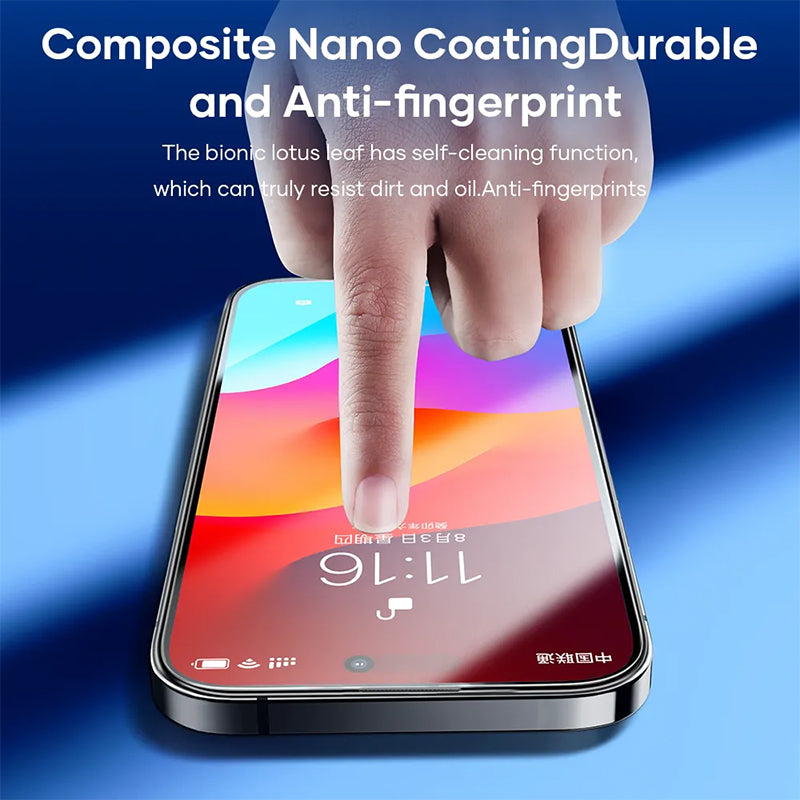 Green Privacy Screen Protector for iPhone