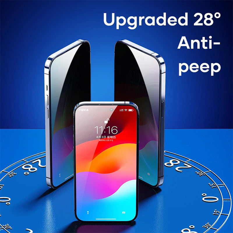 Green Privacy Screen Protector for iPhone