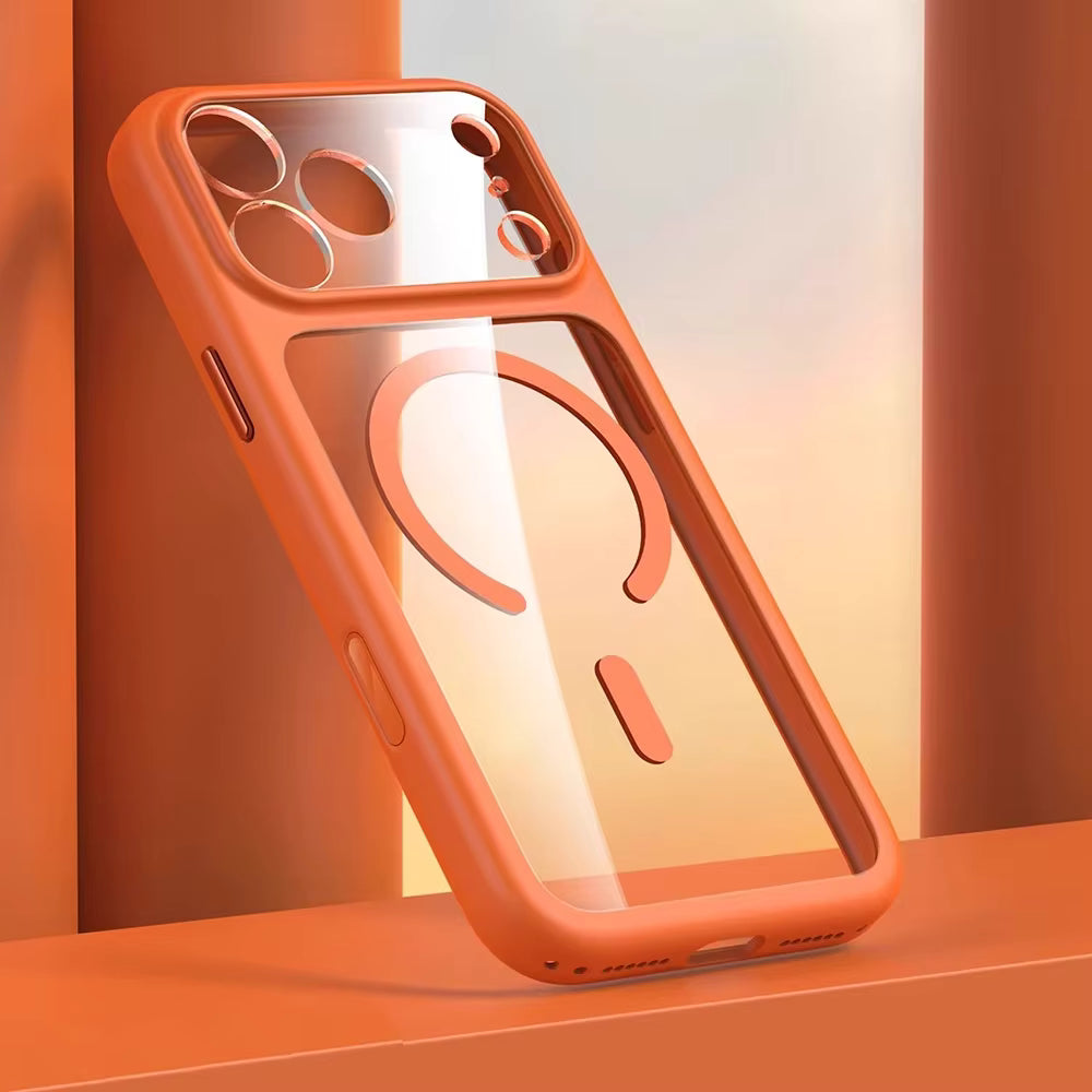 Transparent Magnetic Case for iPhone 17 Pro Max