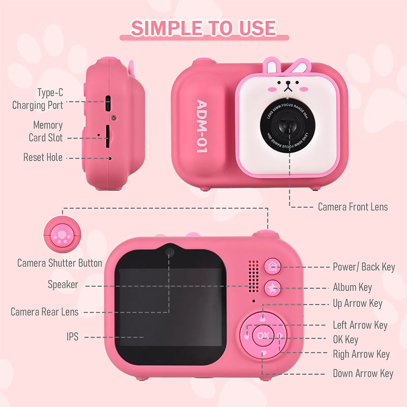 S11 camera kids cartoon digital cameras 1080P camera