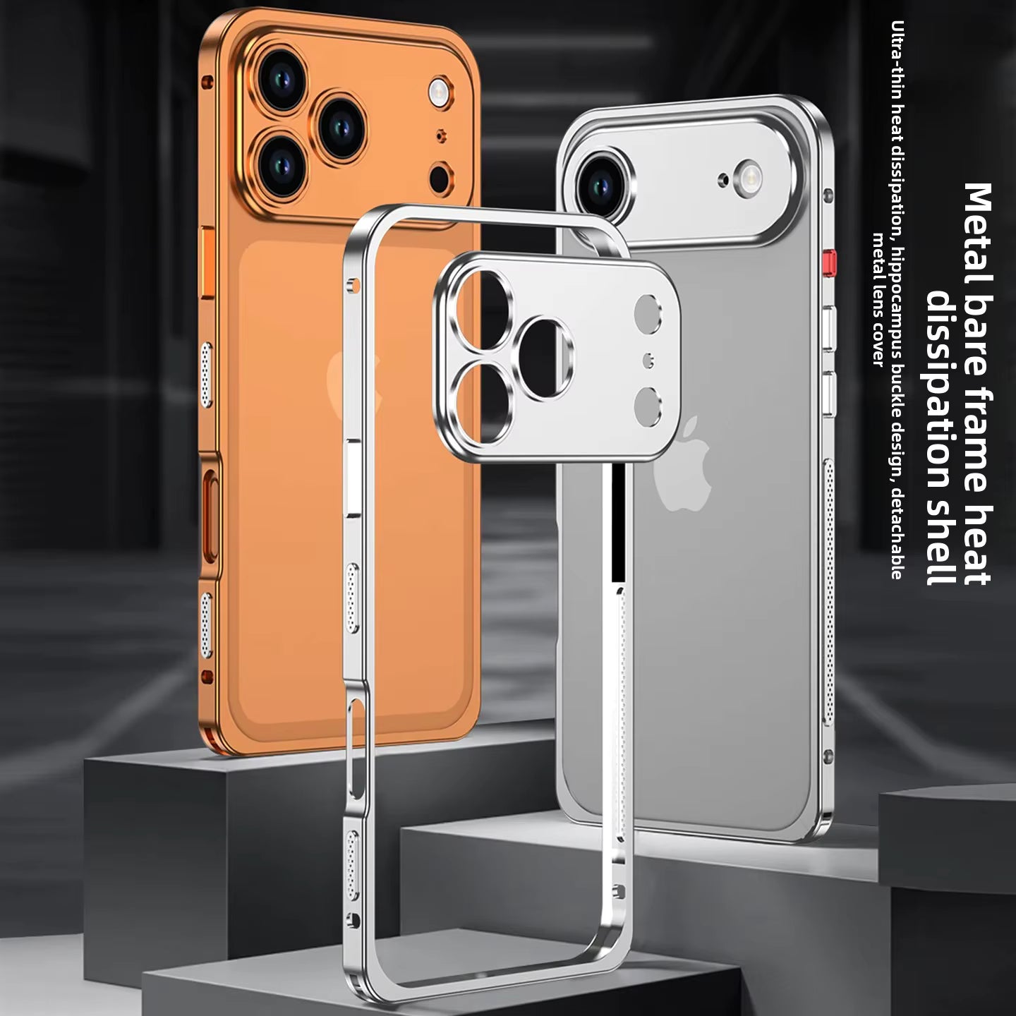 Aluminum alloy metal frame For iPhone 17 Pro Max