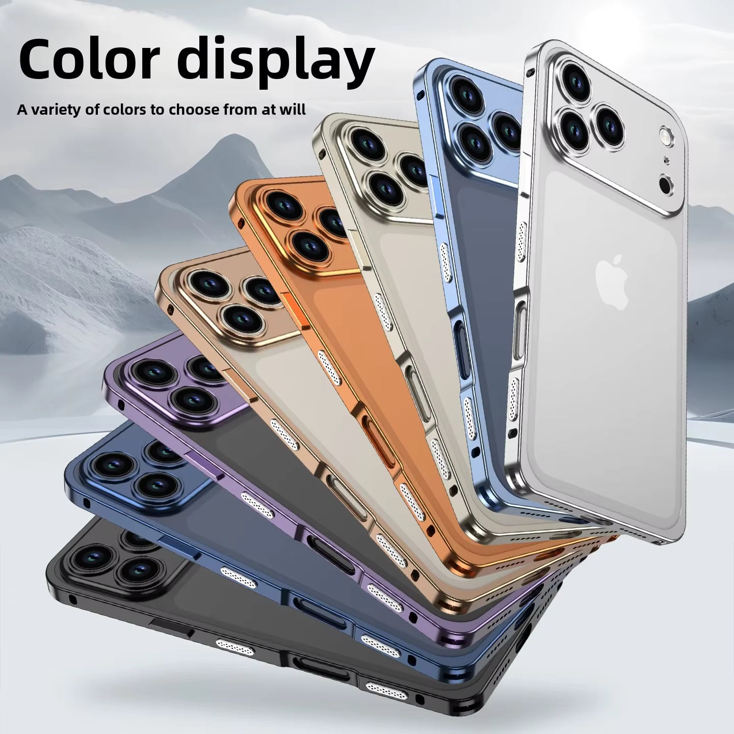 Aluminum alloy metal frame For iPhone 17 Pro Max