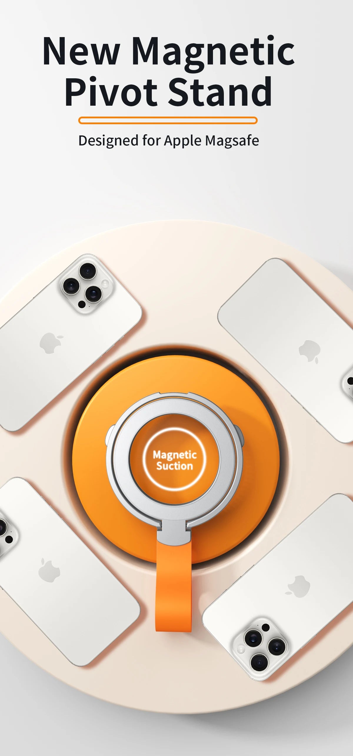 Magnetic Phone Ring Holder