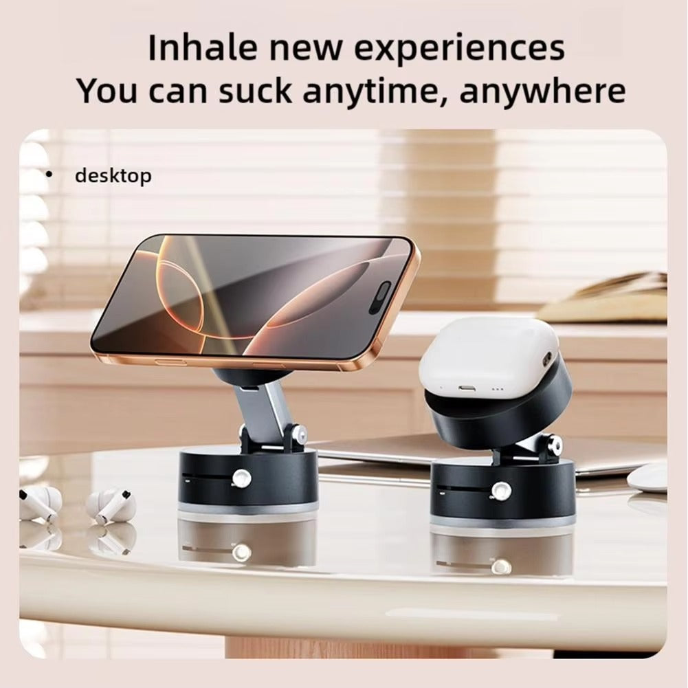 Vacuum A2 Suction Phone Holder Foldable Car Magnetic