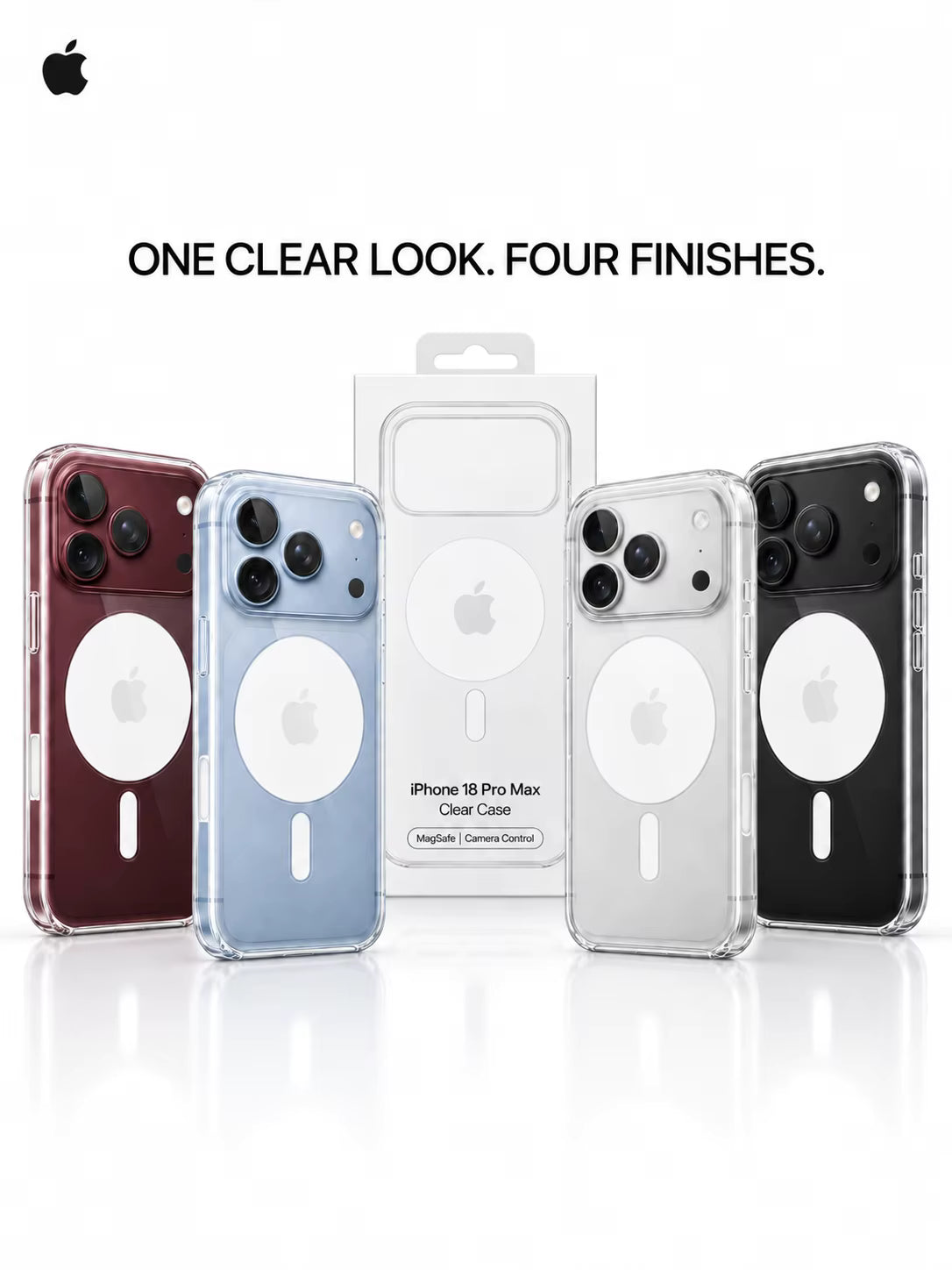 Clear Magnetic MagSafe Case for iPhone 18 Pro max