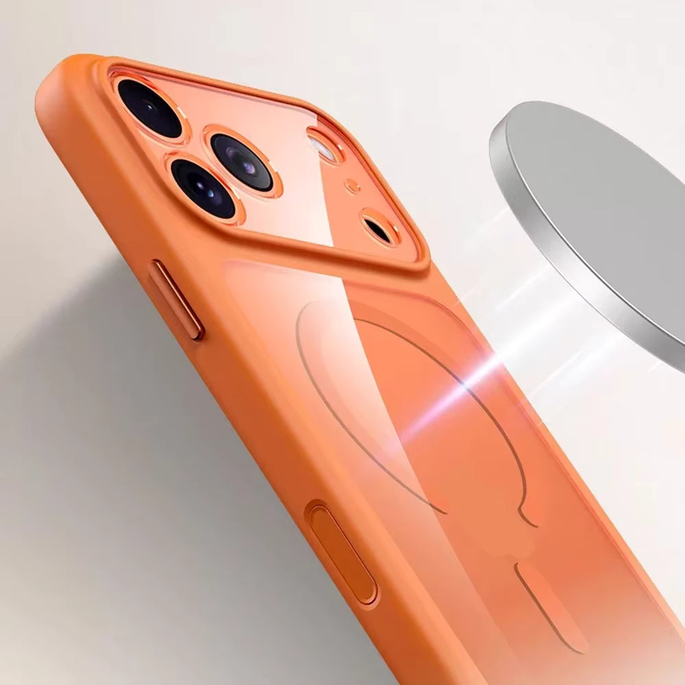 Transparent Magnetic Case for iPhone 17 Pro Max