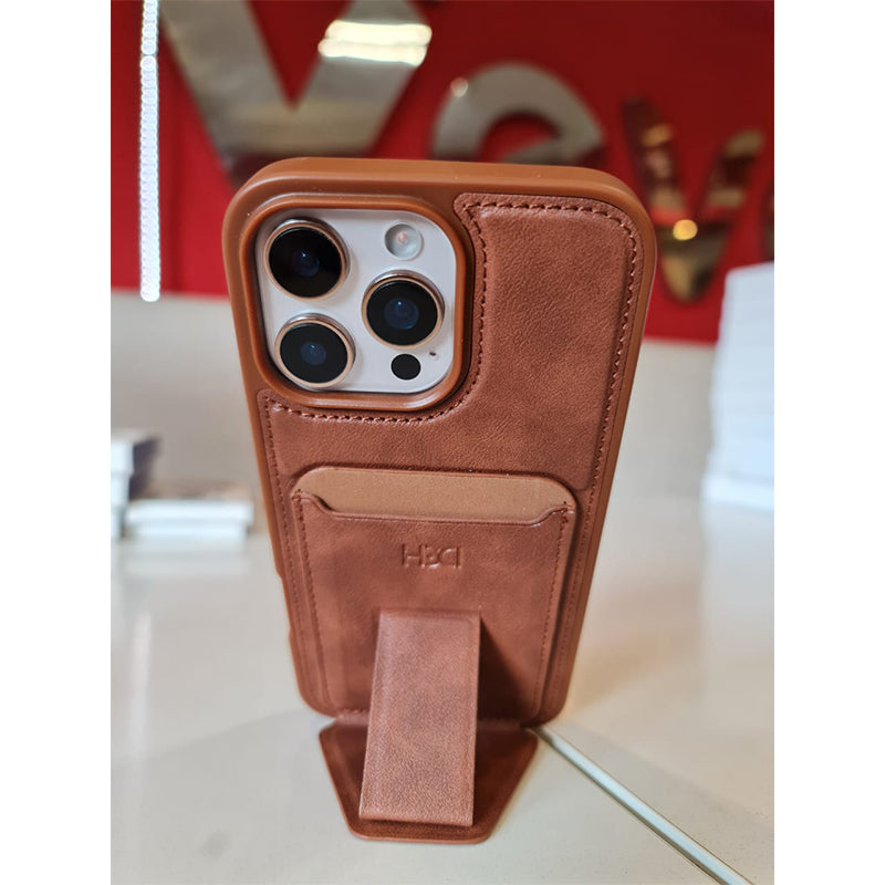 HDD Leather Back Case for iPhone