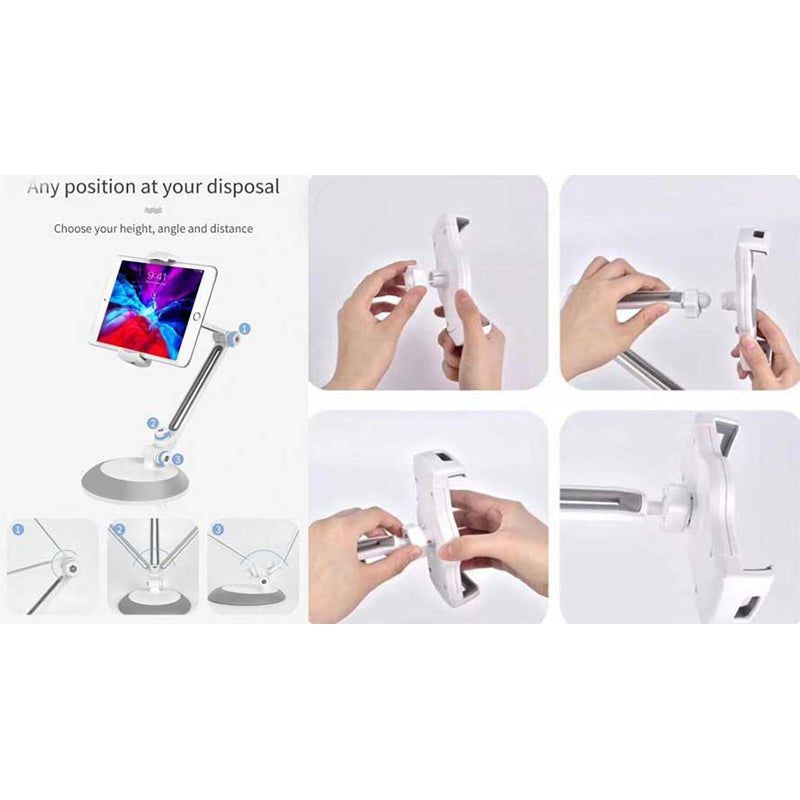 COTEETCI SD-20 TWO SECTION LAMP TYPE BRACKET HOLDER FOR IPAD