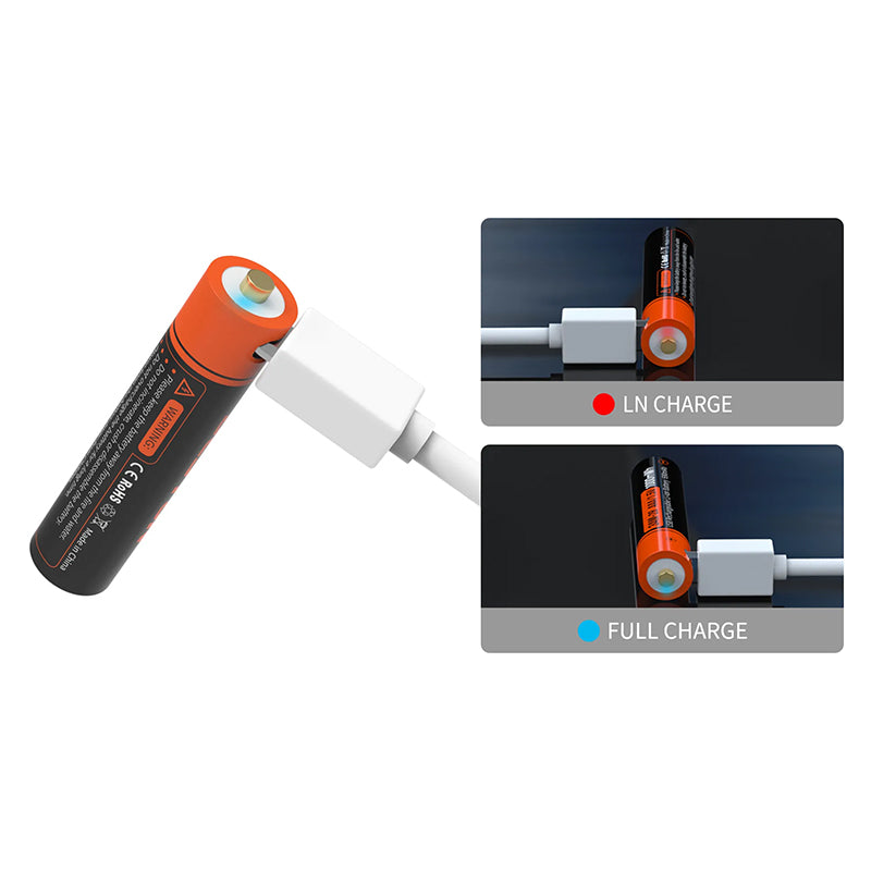 Beston 3AM-28 1000mWh USB 1.5V AAA rechargeable lithium battery WHIT MICRO PORT