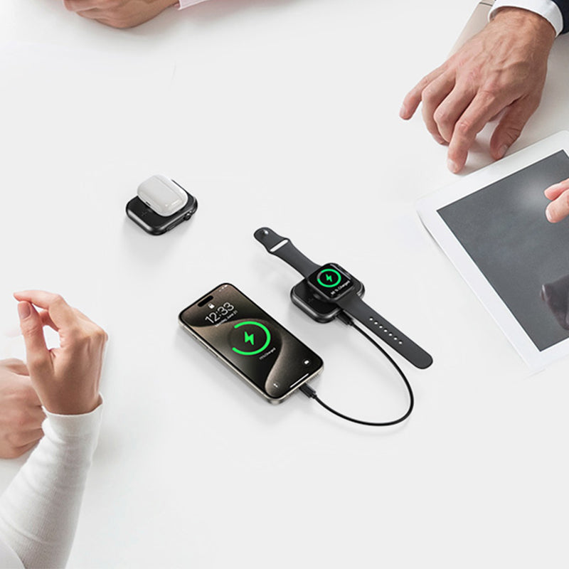 3-In-1 Magnetic Power Bank 5000mAh,22.5W Portable Magsafe Wireless Charger