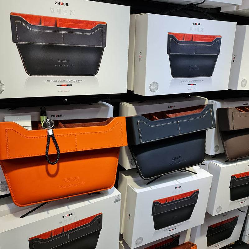 ZHUSE Car seat vacuum organizer storage box