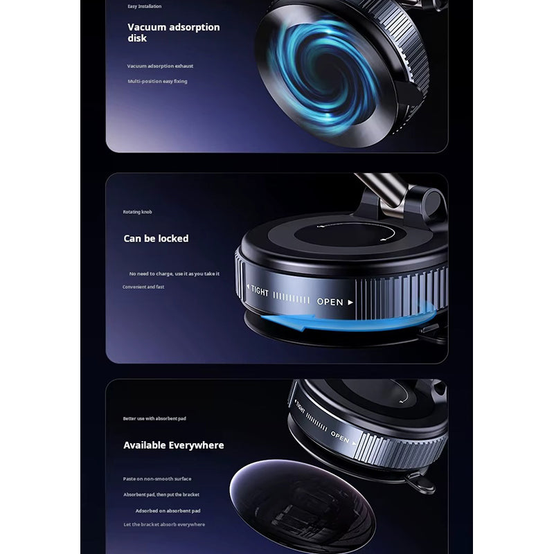 Phone Holder K007 Vacuum Suction Magnetic Bracket