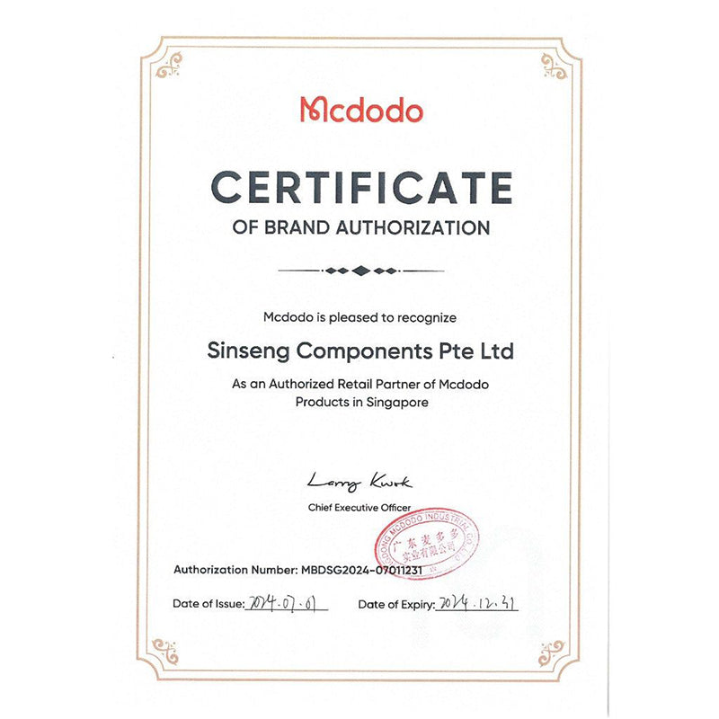 Mcdodo CH-060 6 in 1 Surge Protection Power Strip