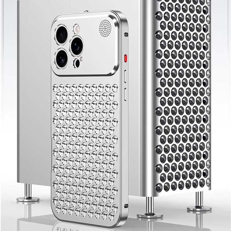 Metal Heat Dissipation Aluminum Fragrance Cooling Cover Shockproof for iPhone