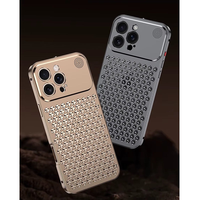 Metal Heat Dissipation Aluminum Fragrance Cooling Cover Shockproof for iPhone