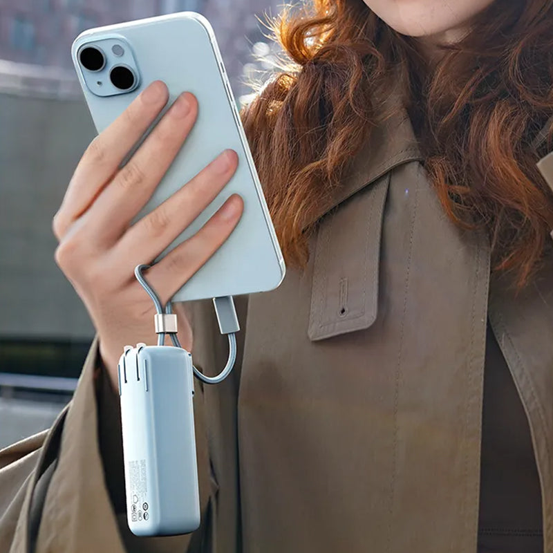 Rock 2-in-1 Portable Powerbank 5000mAh with GaN PD 30W Wall Charger